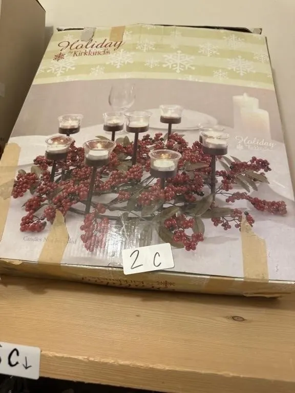 Kirkland's Holiday centerpiece features a