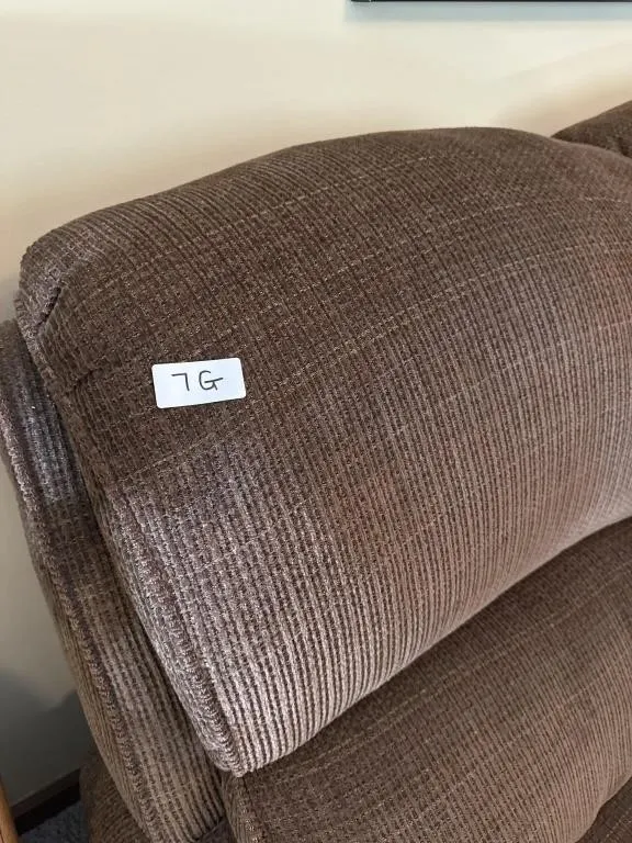 Brown sofa 80x39 in. Great condition! Sits
