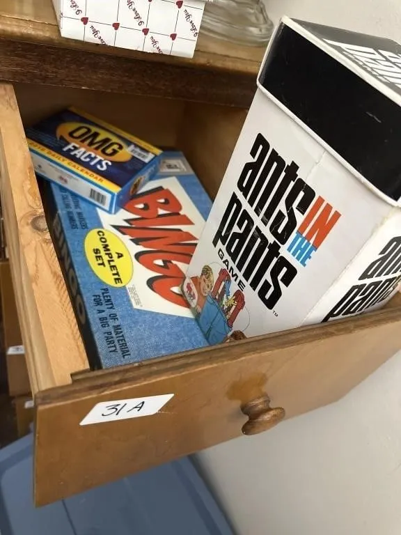 Drawer of games