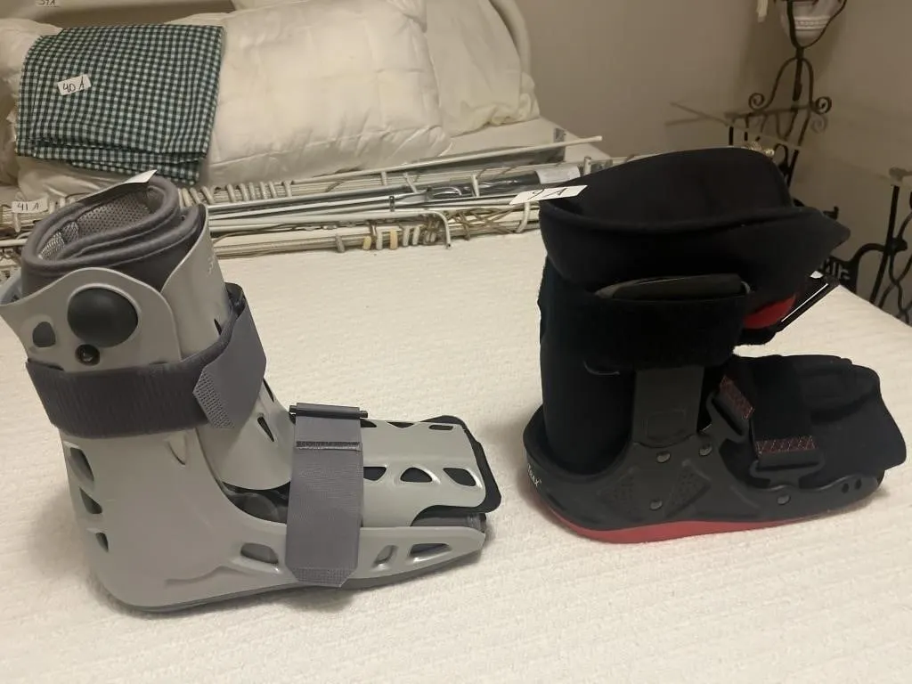 Aircast walking boot size large and XcelTrax