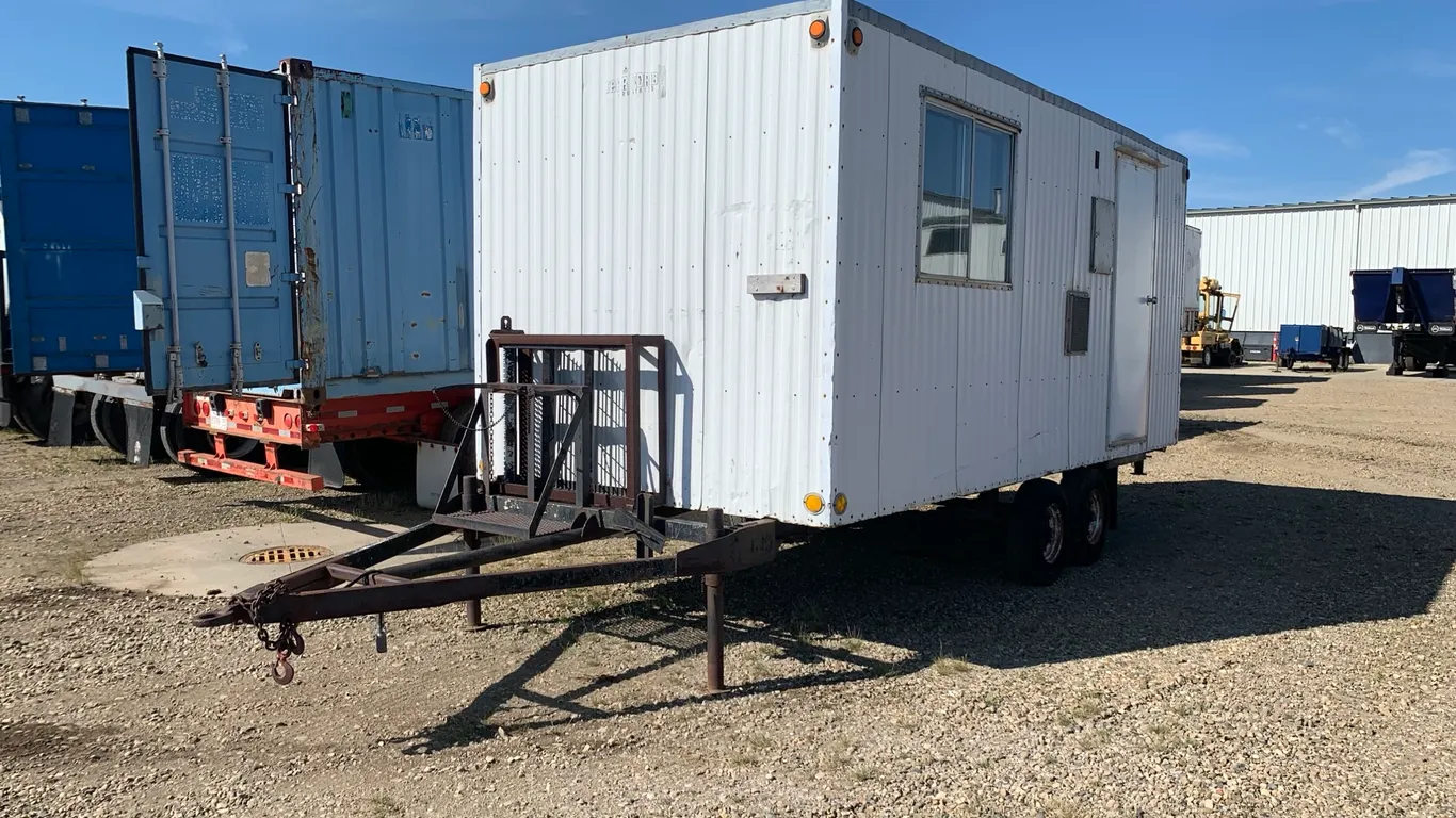 Shop Built 8 ft x 16 ft Job Site / Office Trailer