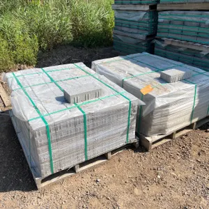 (2) Pallets of Gray Commercial Patio Pavers