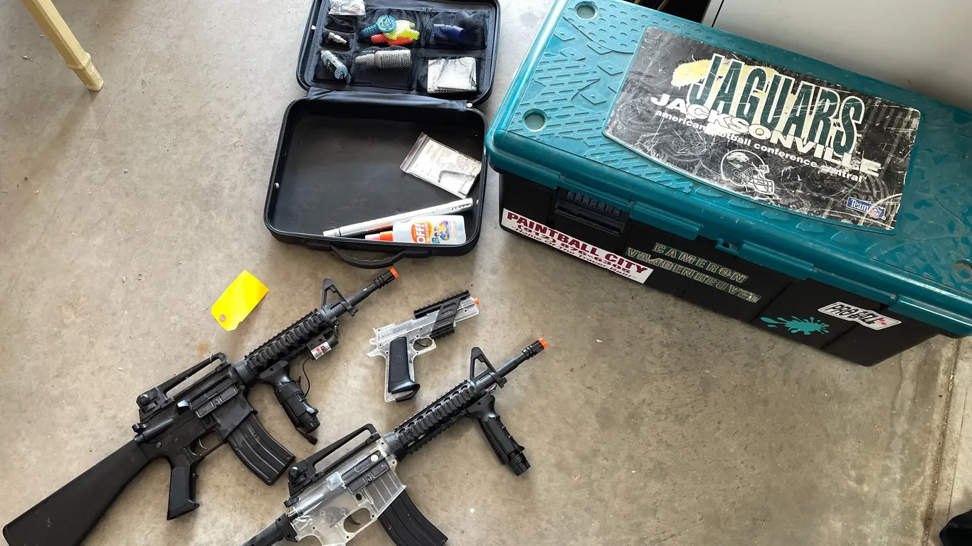 Assorted Airsoft and Paintball Supplies