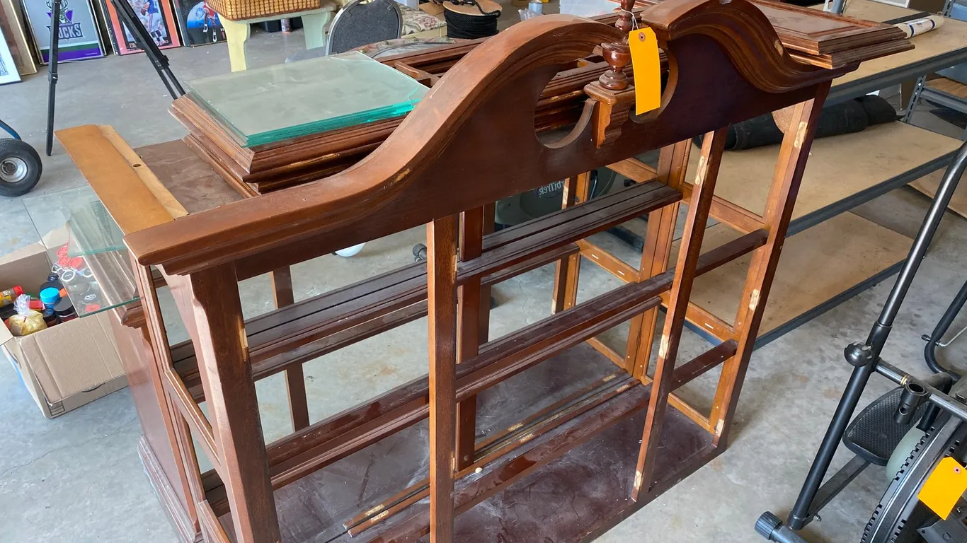 Wooden Display Cabinet