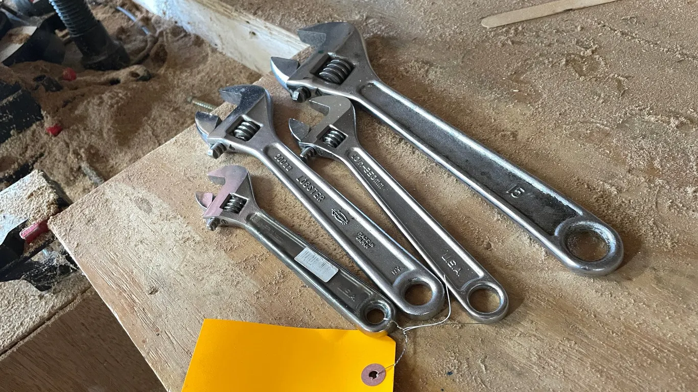 (4) Adjustable Wrenches