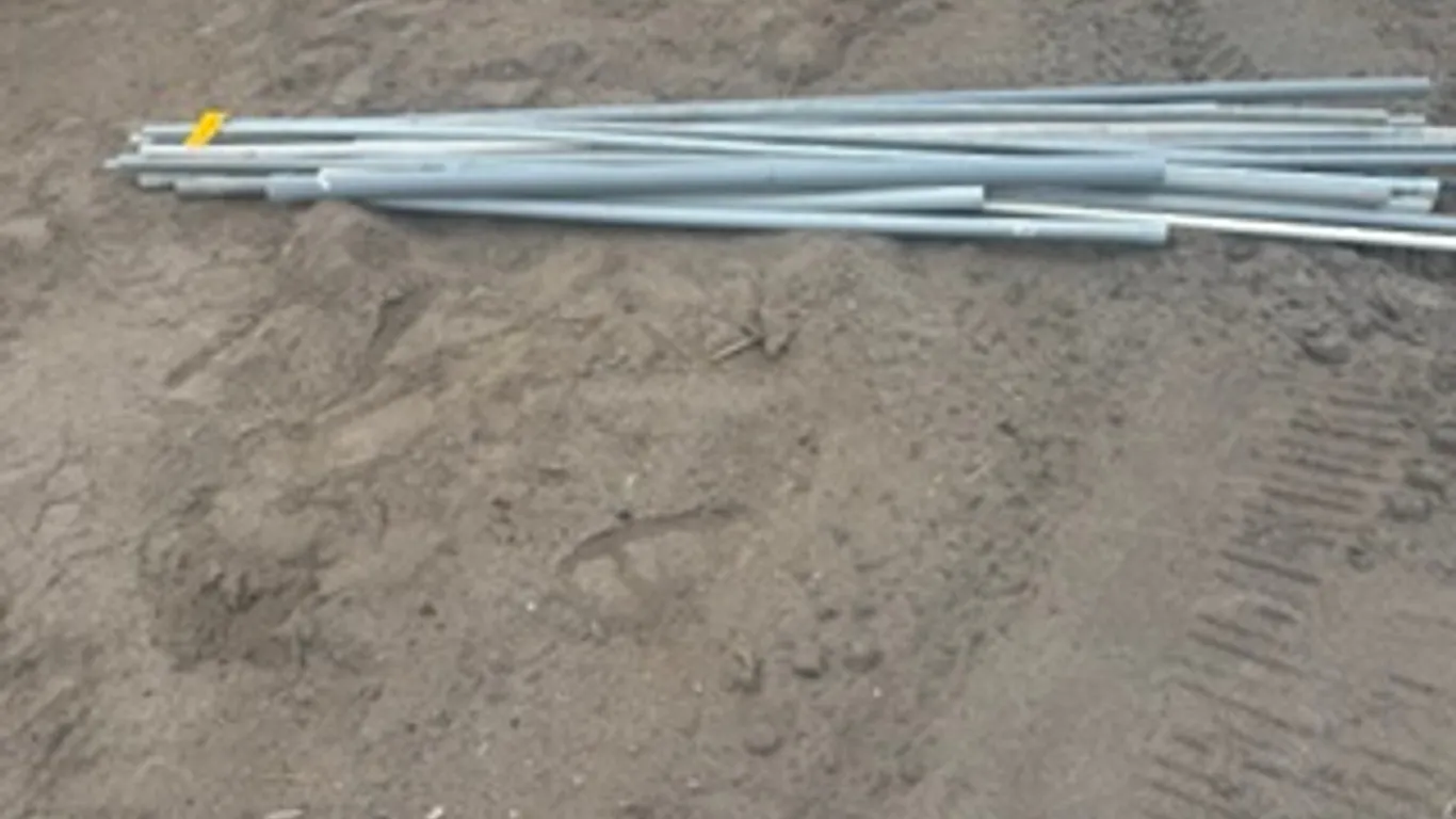 Pile of PVC Conduit