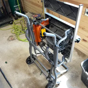 Rigid Table Saw on Rolling Stand