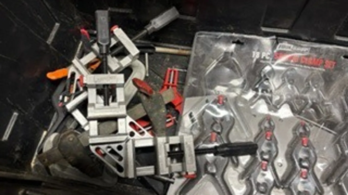 Tote of Clamps