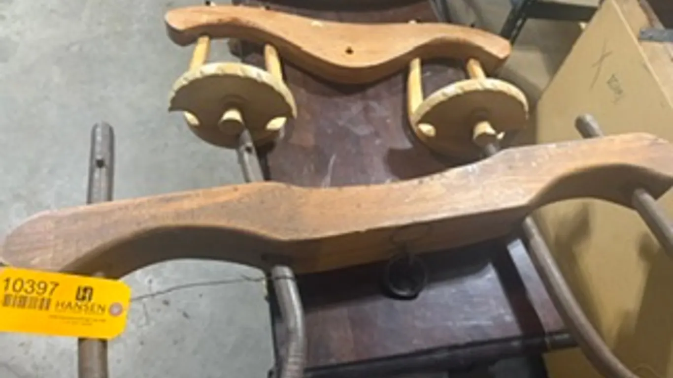 Wooden Ox Yoke with Evener