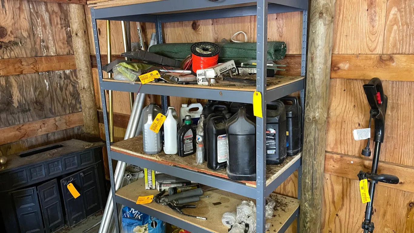 Metal Shelving Unit