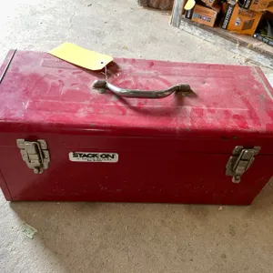 Stack On Tool Box with Tools
