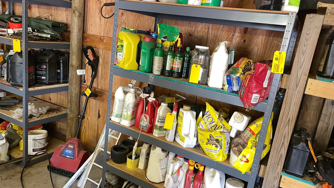 Metal Shelving Unit