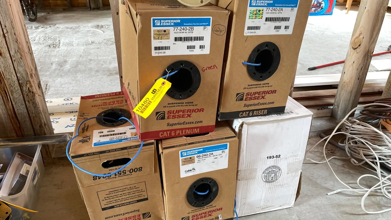 (6) Rolls of Communication Cable