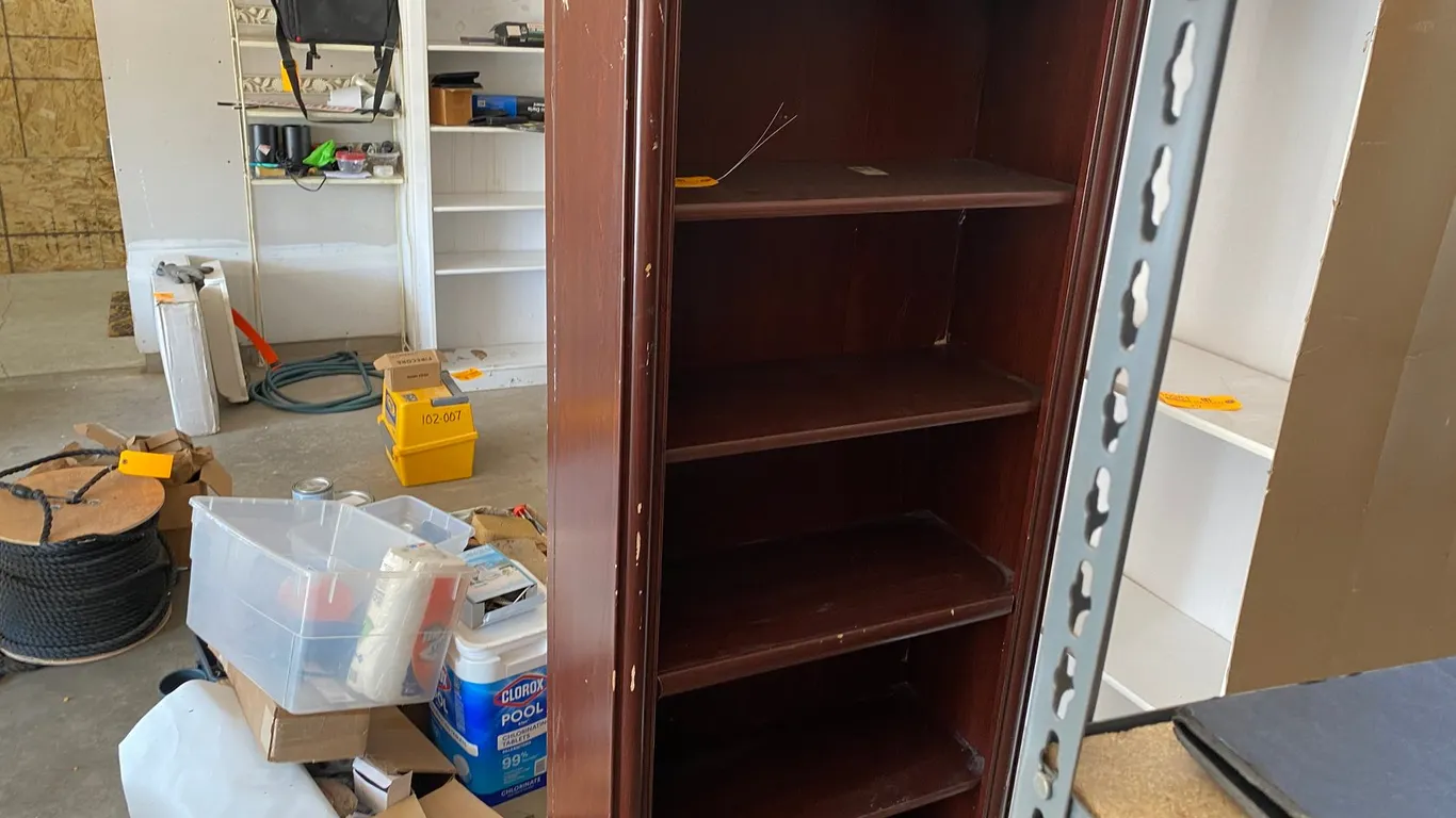 Wooden Shelving Unit