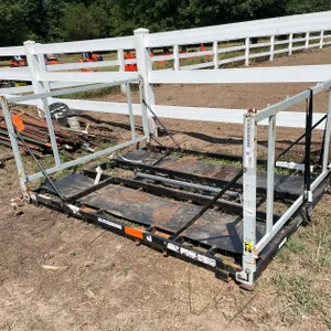Metal Shipping Frame with Sides and Fork Pockets