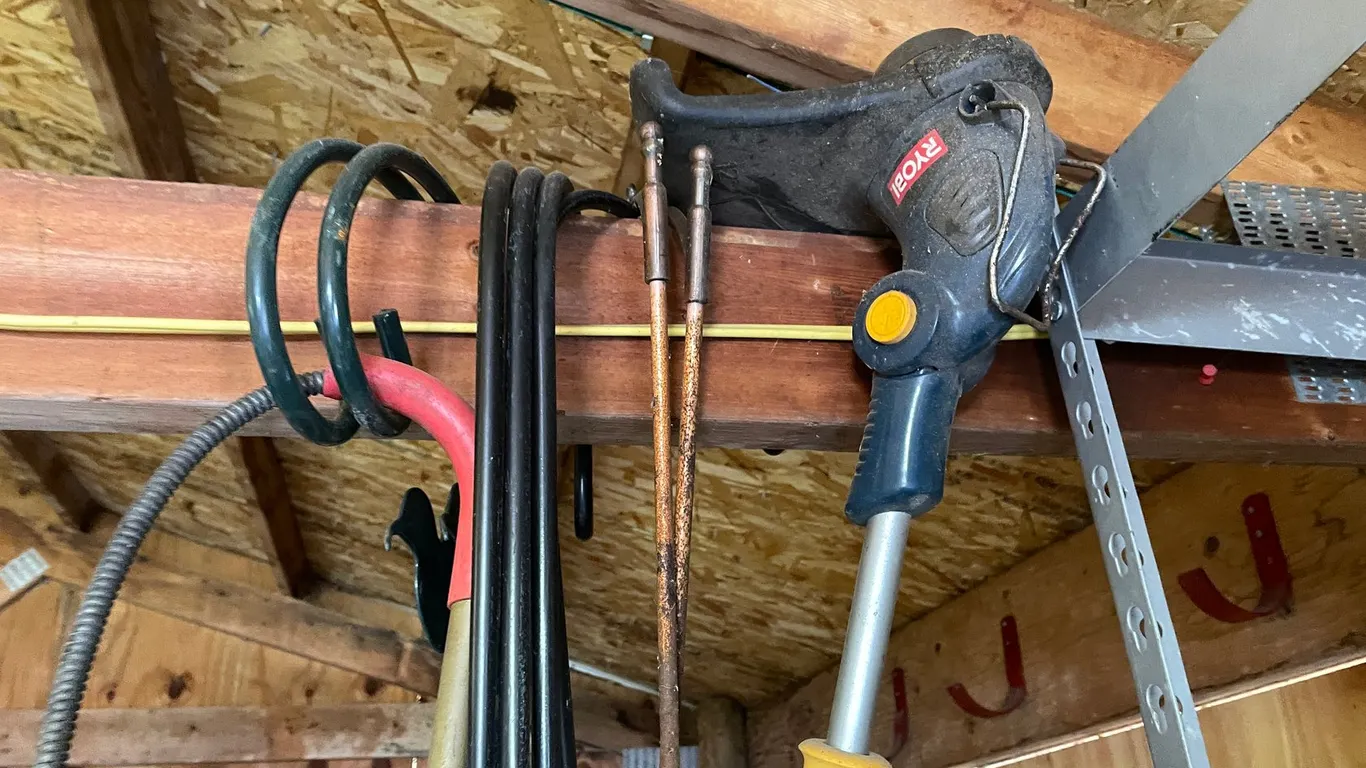Lawn and Garden Decorations and Ryobi Cordless String Trimmer