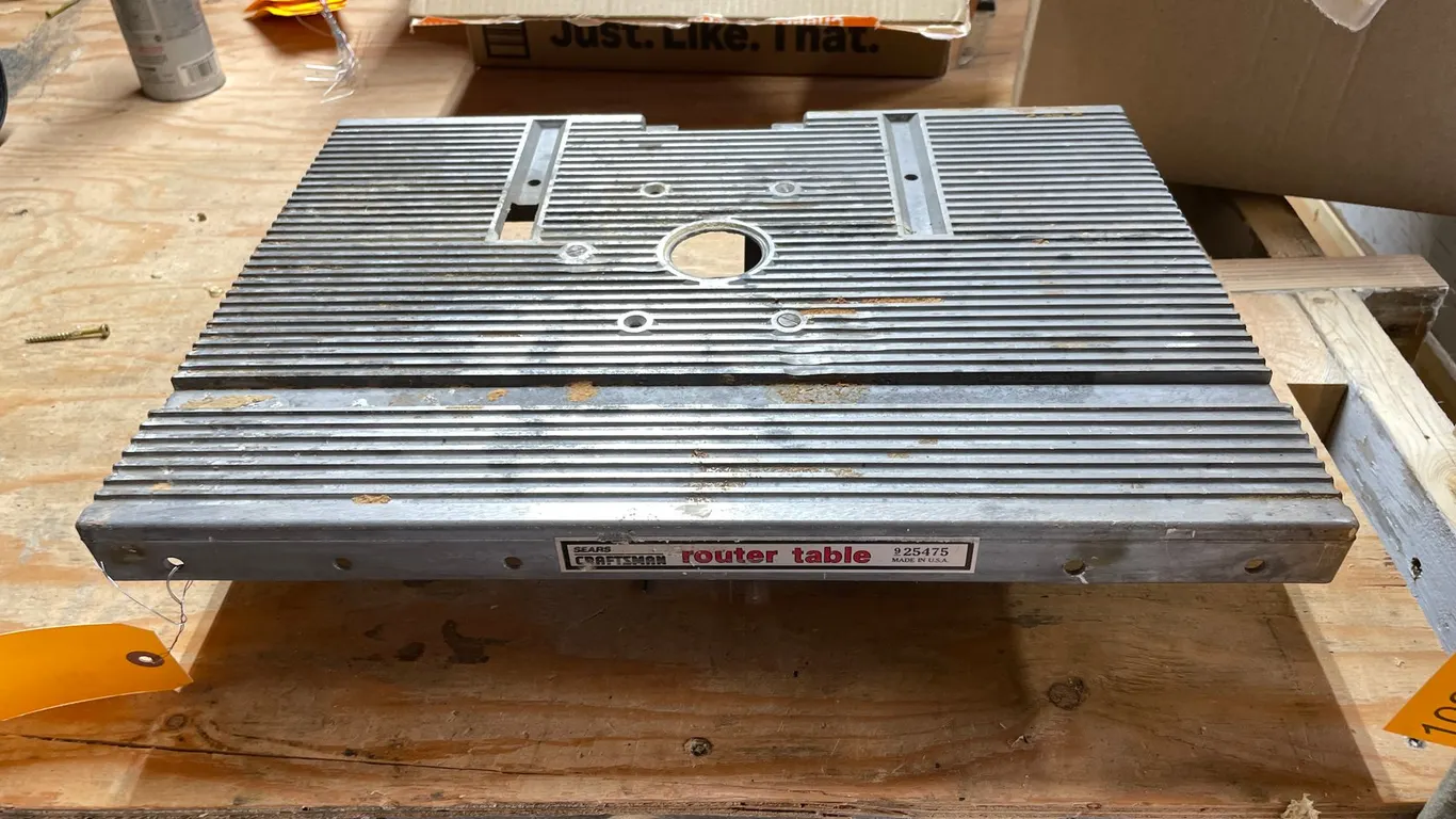 Sears Craftsman Router Table Platform