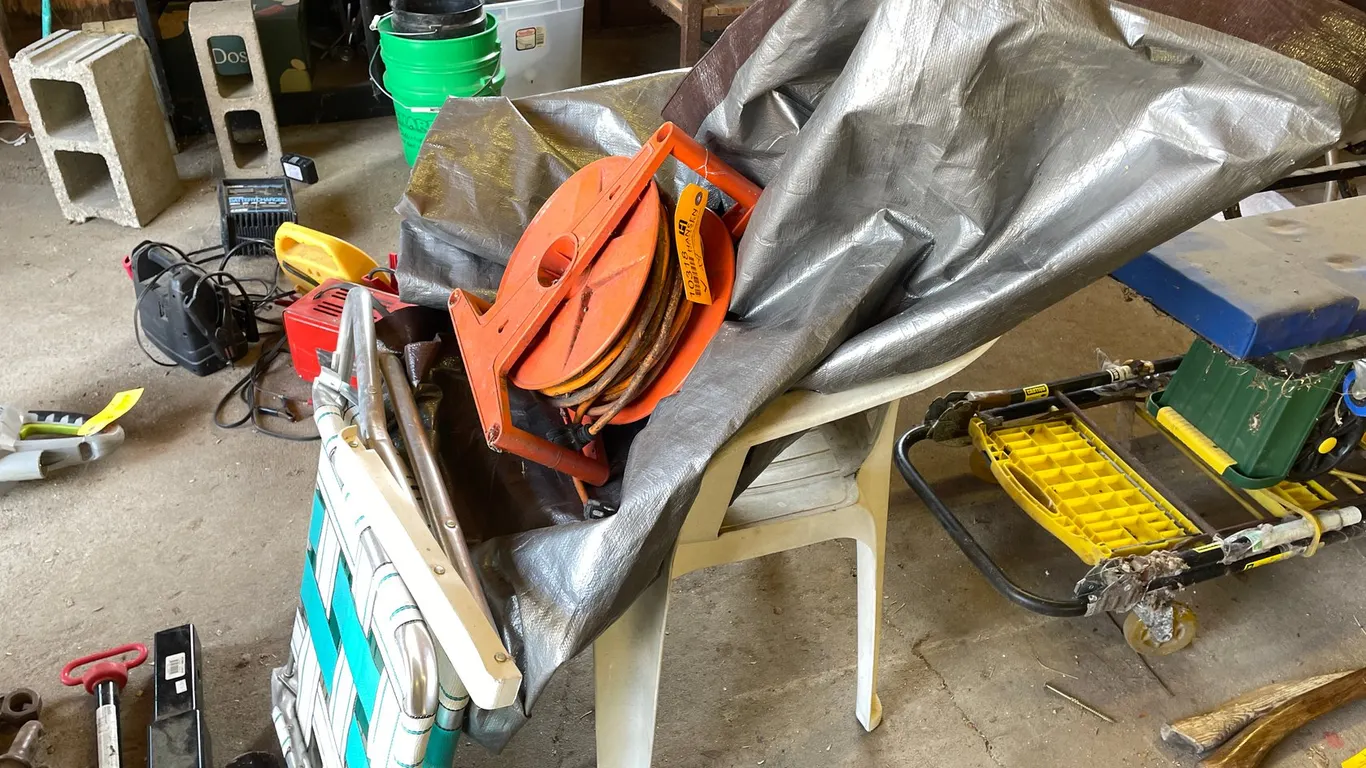 Extension Cord Reel and Cord