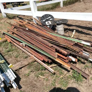 Lot of Assorted Fence Posts