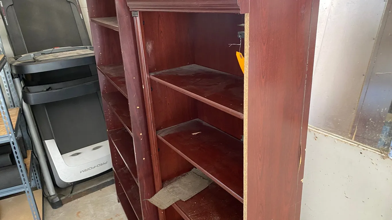 (2) Wooden Shelving Units