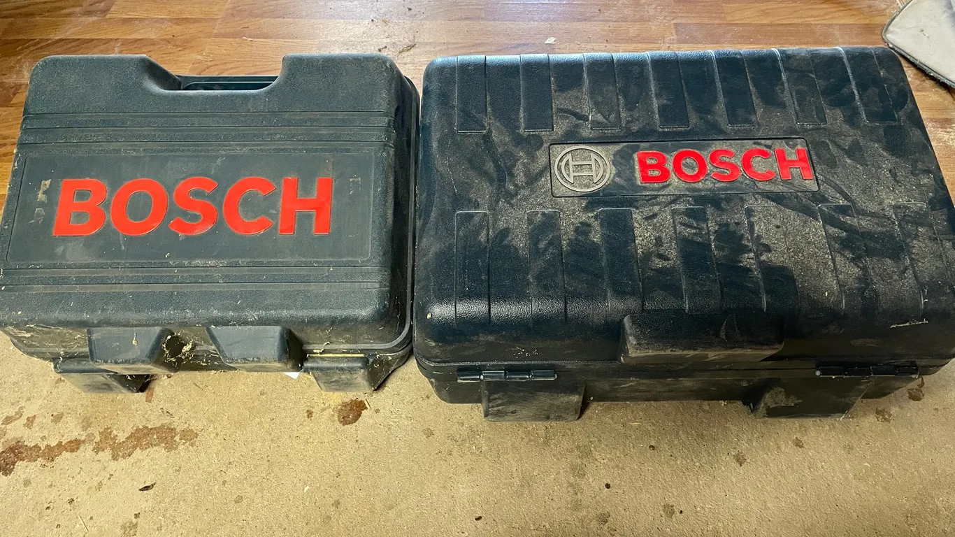 (2) Bosch Tool Boxes with Power Tools