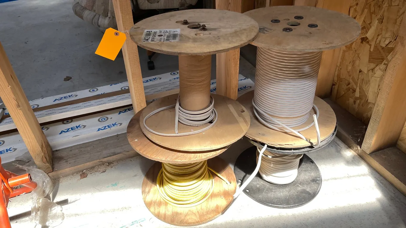 (4) Rolls of Coated Cable