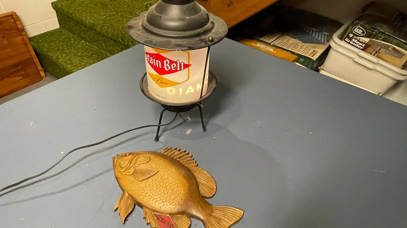 Grain Belt Beer Lamp