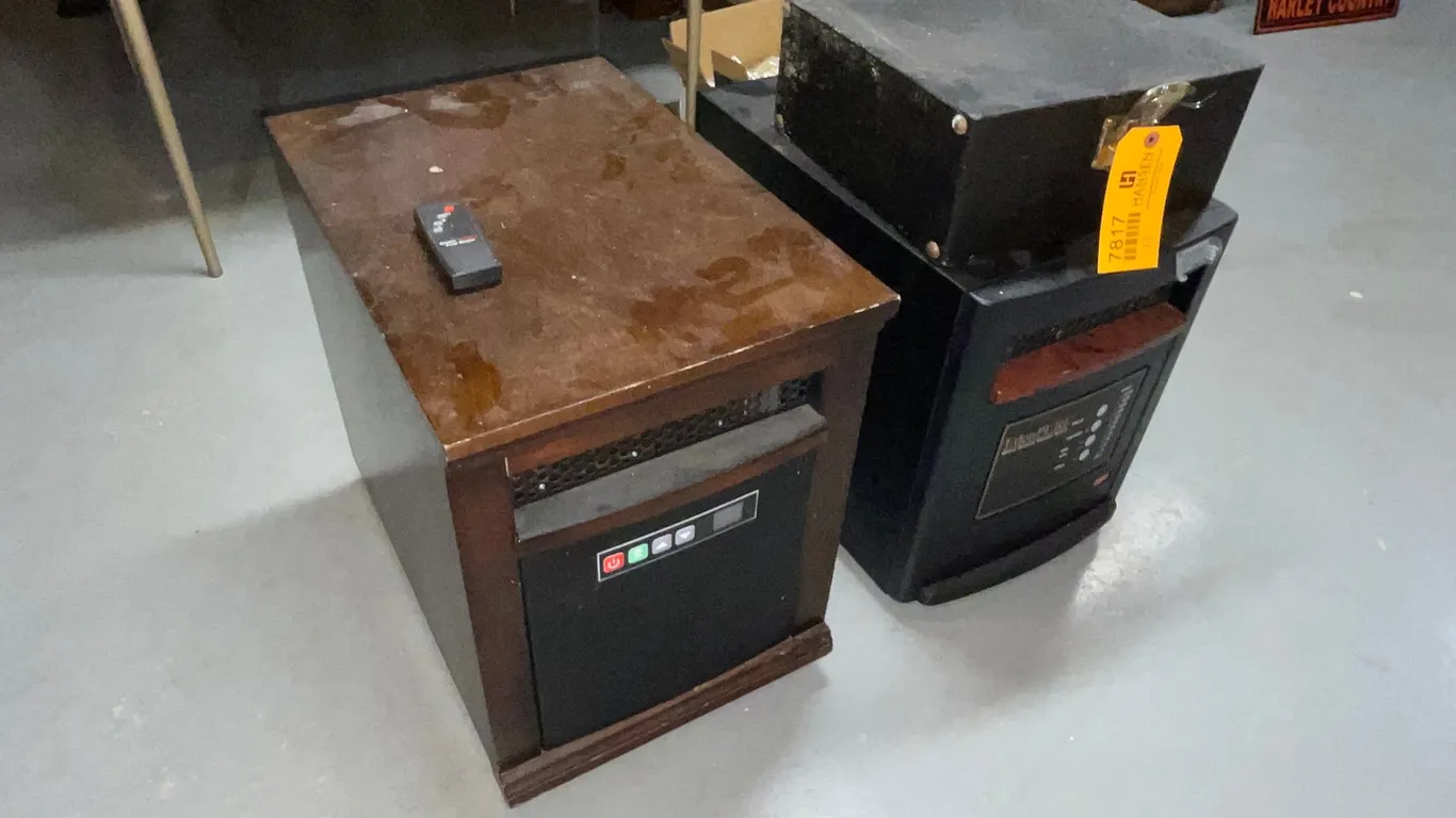 (2) Heaters and Martini Set