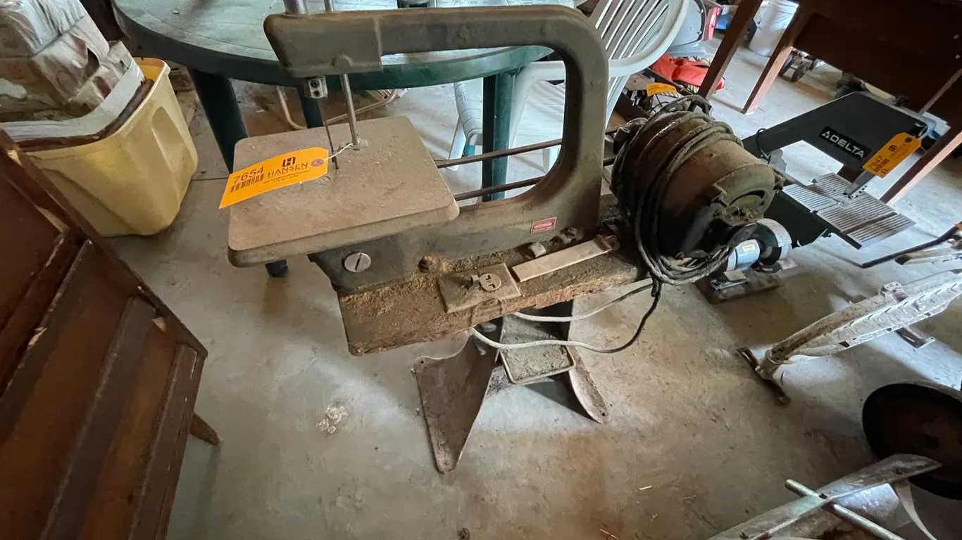 Belt Driven Montgomery Ward Scroll Saw