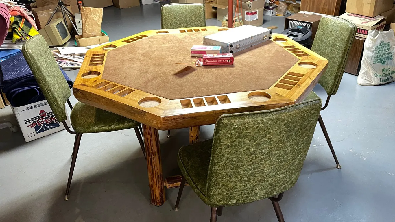 Poker Table and Chairs