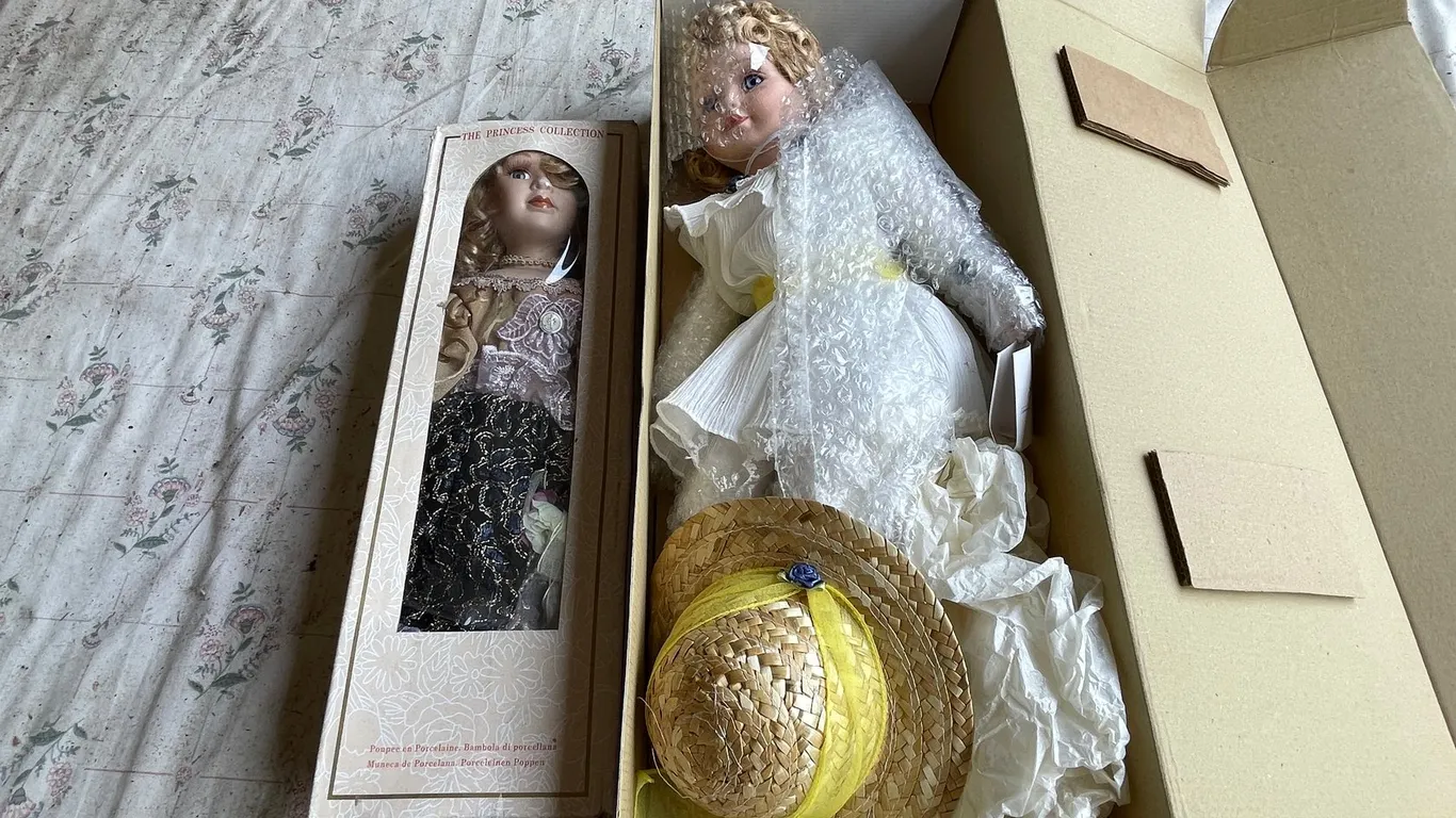(2) Porcelain Dolls