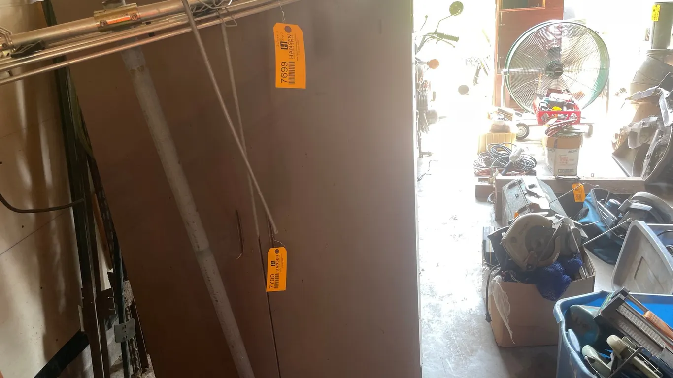 (2) Door Metal Cabinet