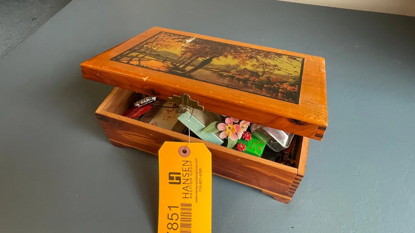 Jewelry Box with Custom Jewelry