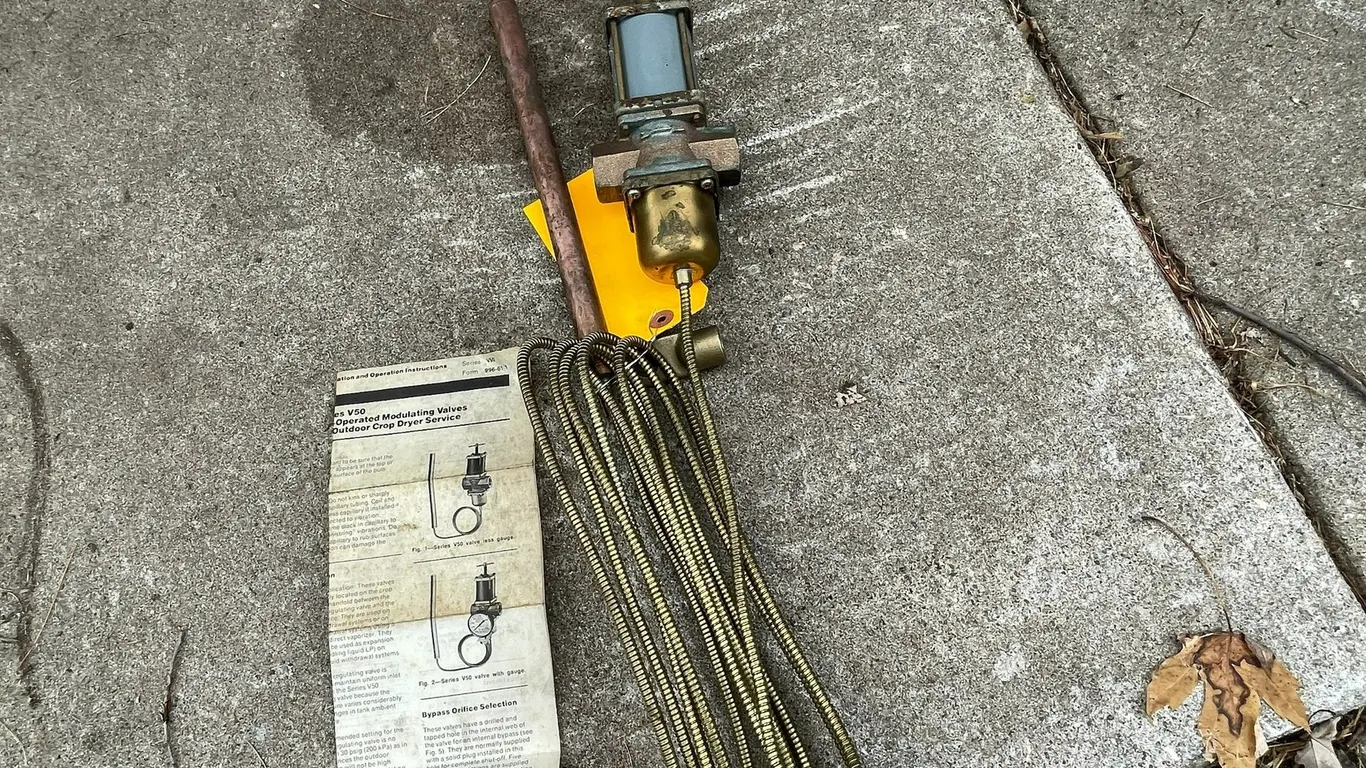 Self Operated Modulating Valves for Crop Dryer