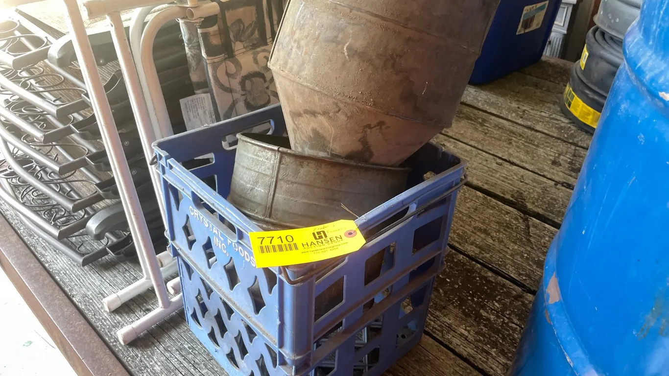 (3) Metal Funnels and Classic Tote