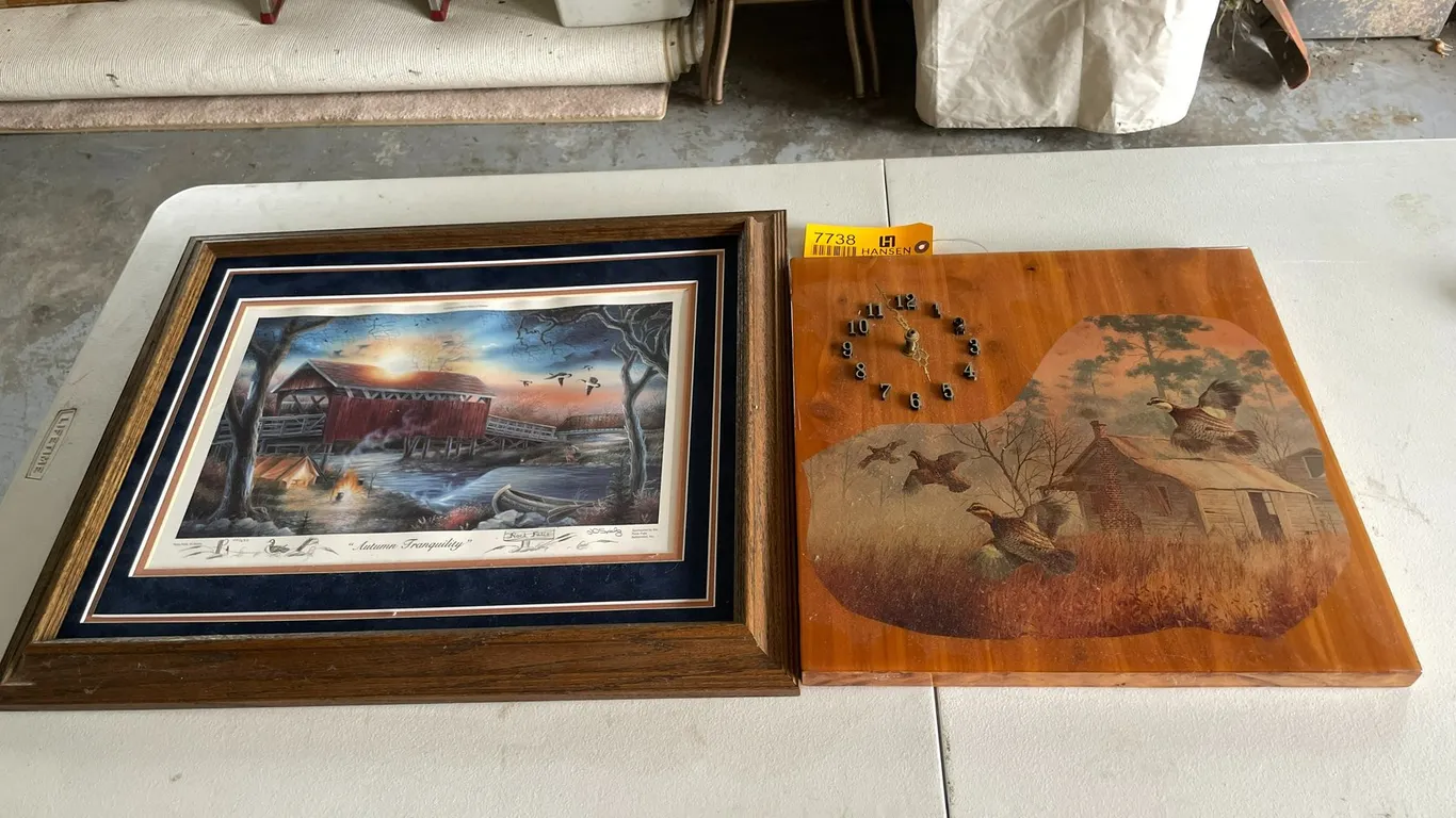 Print and Wood Clock