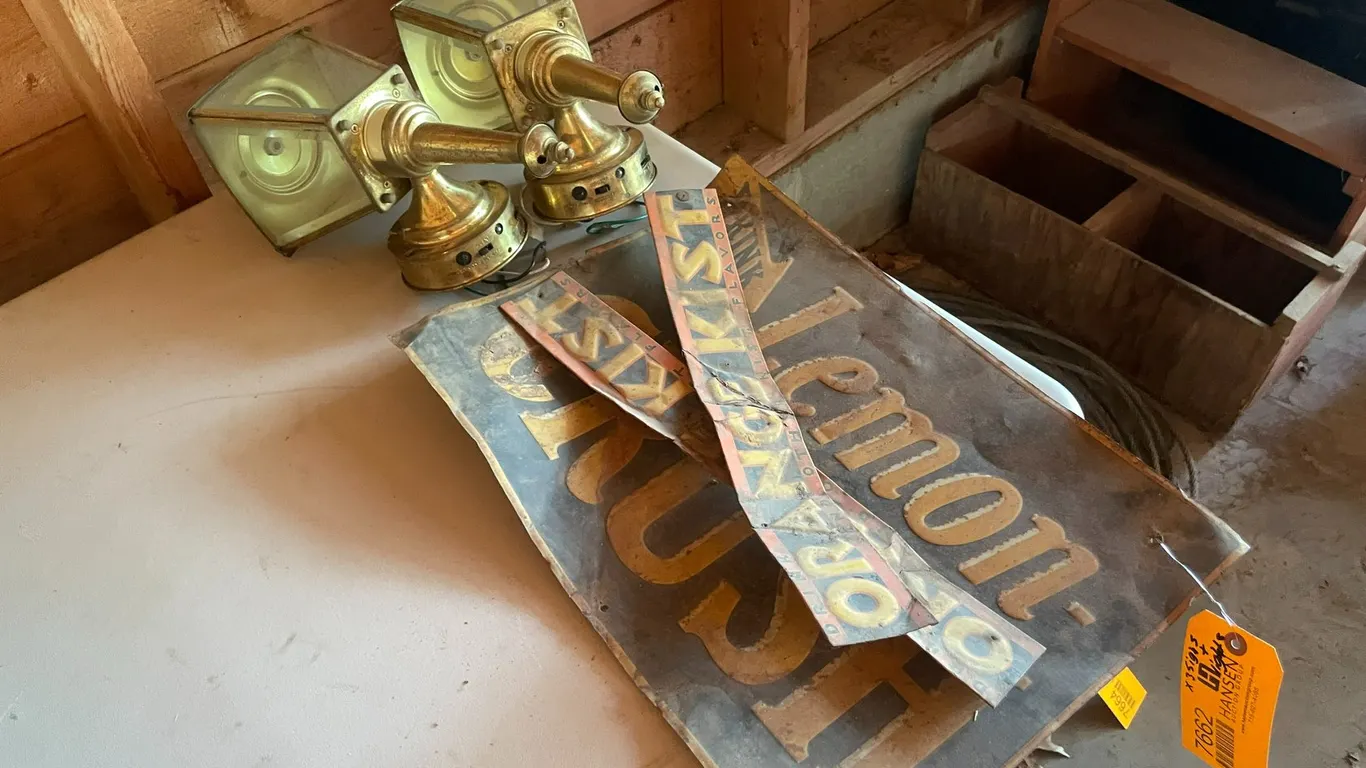 (3) Vintage Metal Soda Signs
