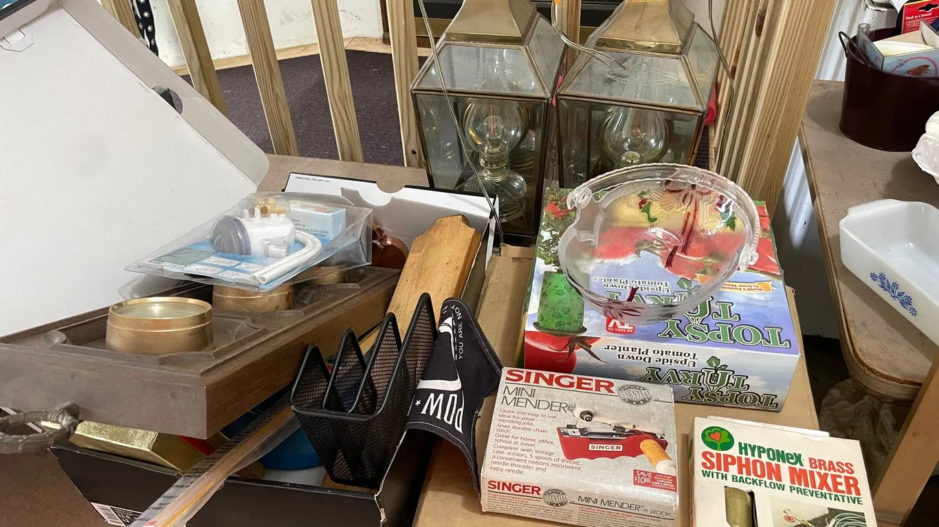 (2) Lamps and Household Items