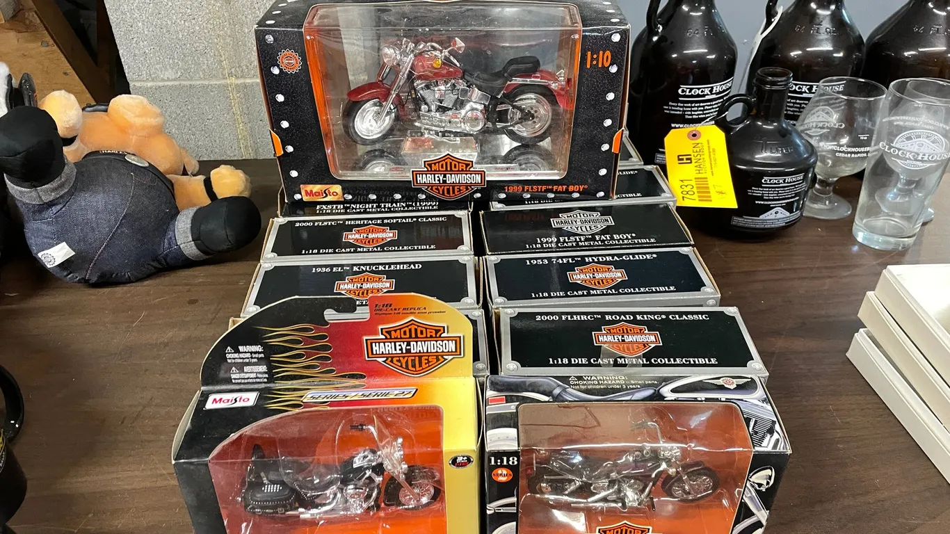 Collection of Harley Davidson Motorcycles