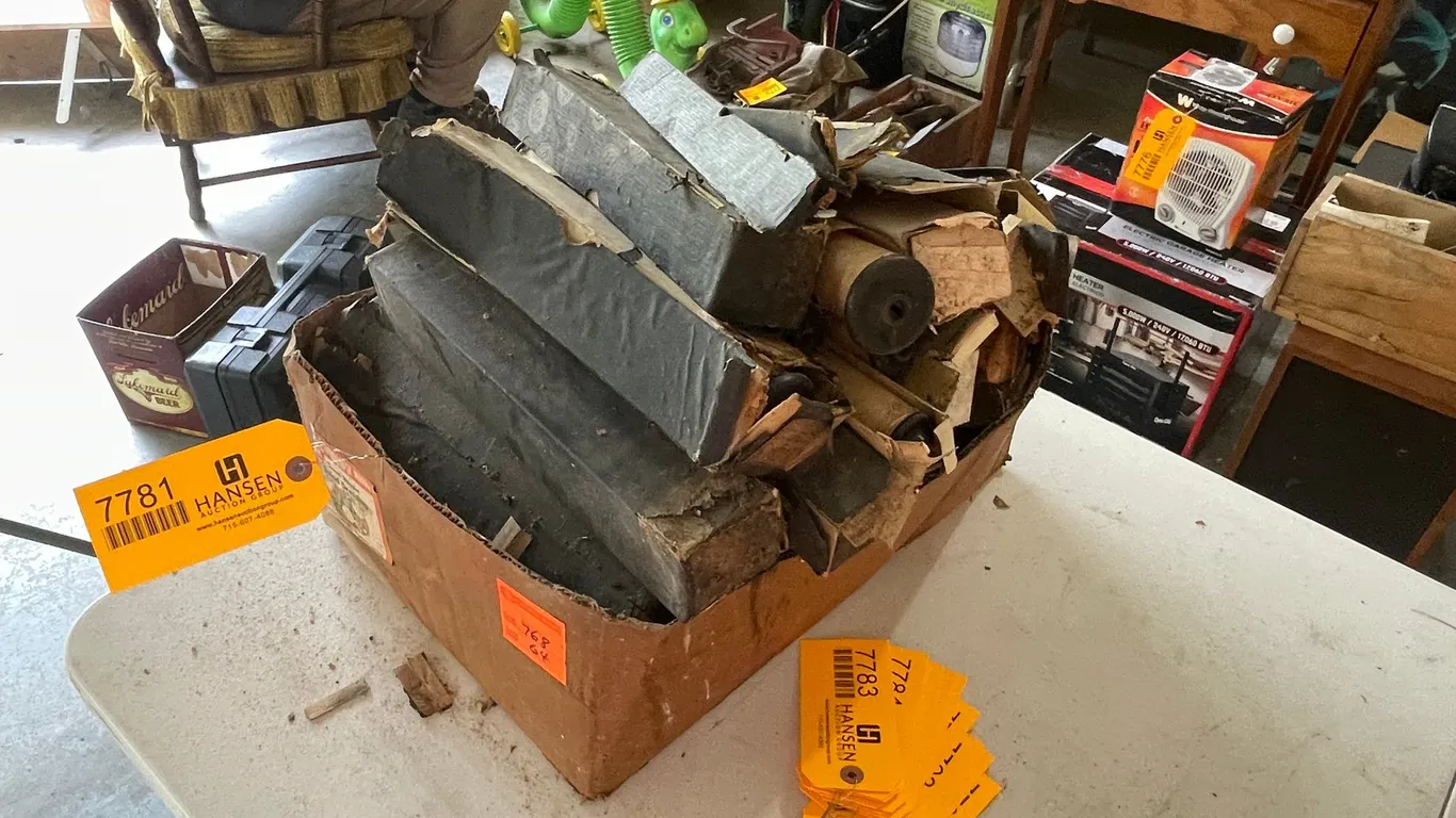 Box of Player Piano Rolls