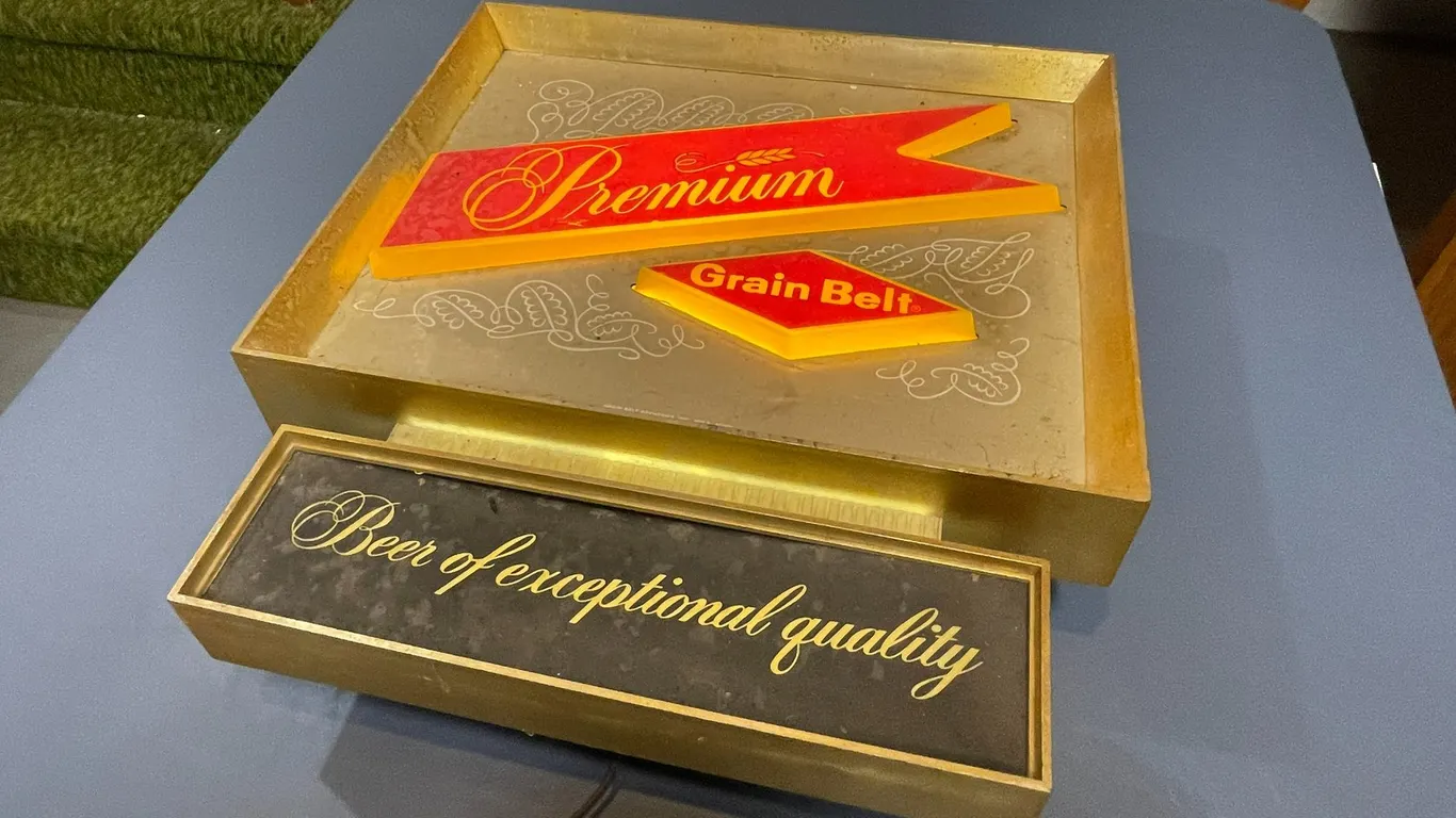 Premium Grain Belt Light Up Sign