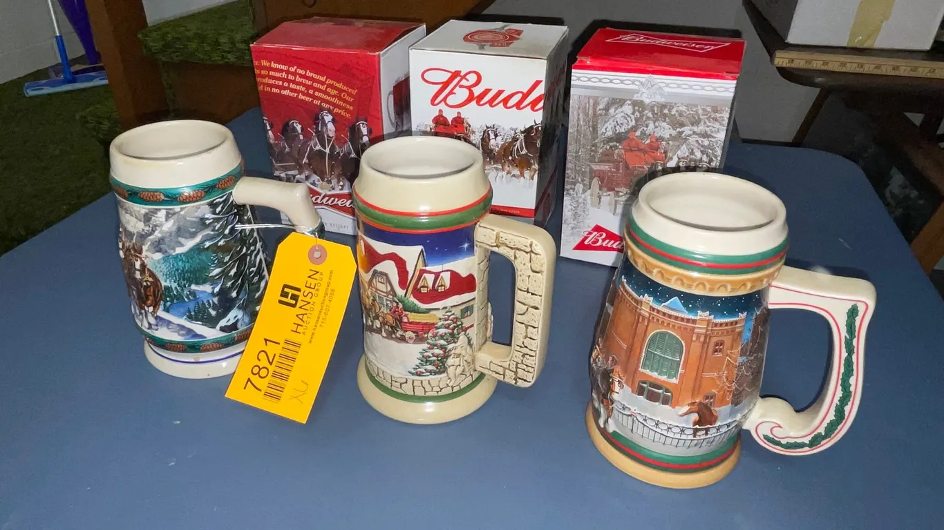Budweiser Mug Collection