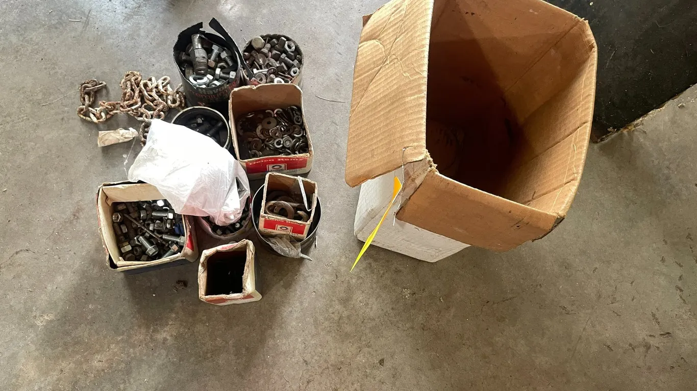 Box of Assorted Nuts and Bolts