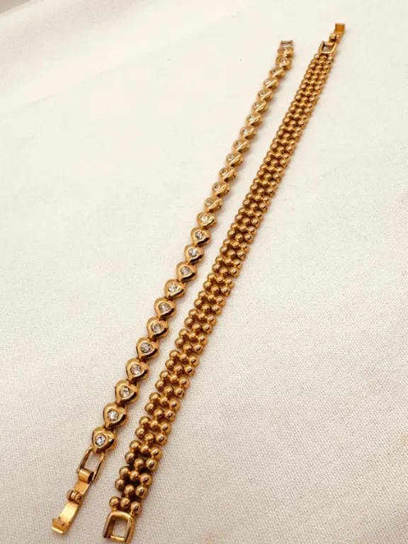 Tennis Bracelet and Panther Link Bracelet untested
