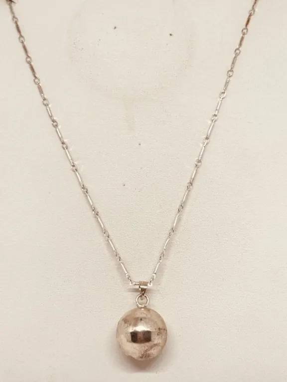 Sterling Silver Harmony Ball Pendant , with Chain untested