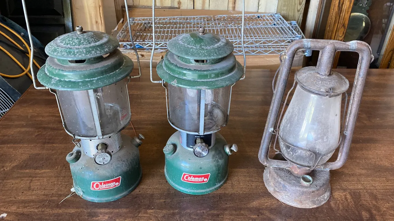 3 VINTAGE LANTERNS