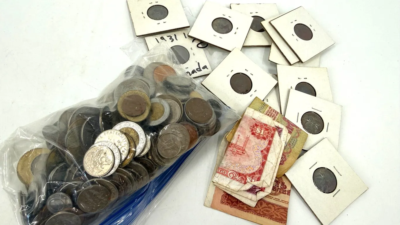 CANADA AND FOREIGN COINS