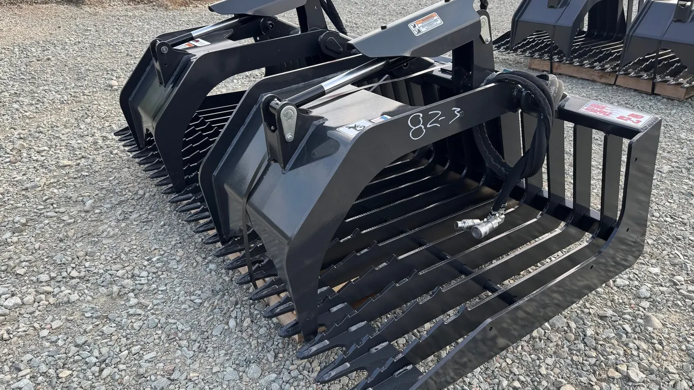 Unused Stout HD82-3 Skid Steer Rock Grapple Bucket