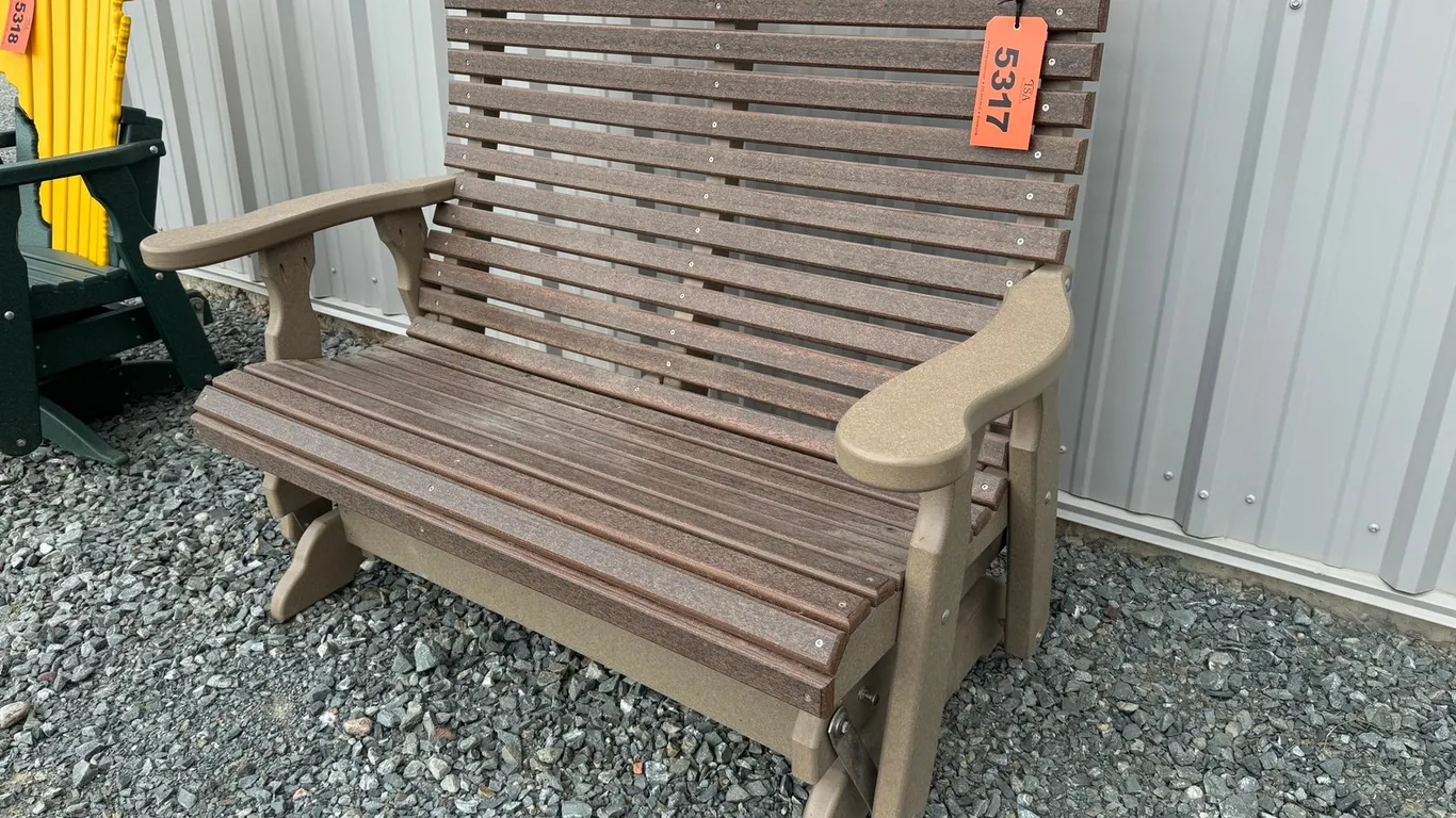 Outdoor Rollback Glider Bench