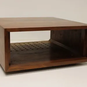 Large Walnut Stereo Receiver Case McIntosh Marantz etc. Roughly 22D x 21W x12T Inches